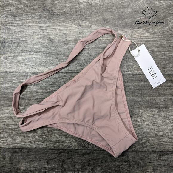 Tobi Strappy Bikini Bottom Swimsuit Size M - Picture 1 of 3